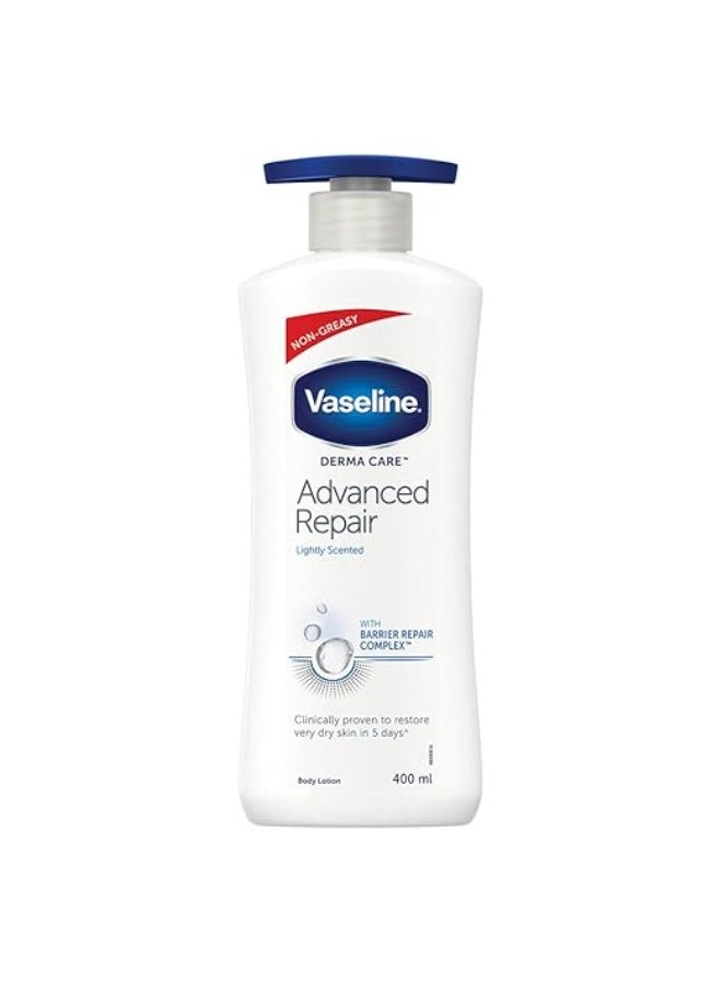 Vaseline Derma Care Advanced Repair Body Lotion|| For Sensitive|| Dry Skin|| Non Greasy|| Long Lasting Moisturisation|| 400 ml - Image 4